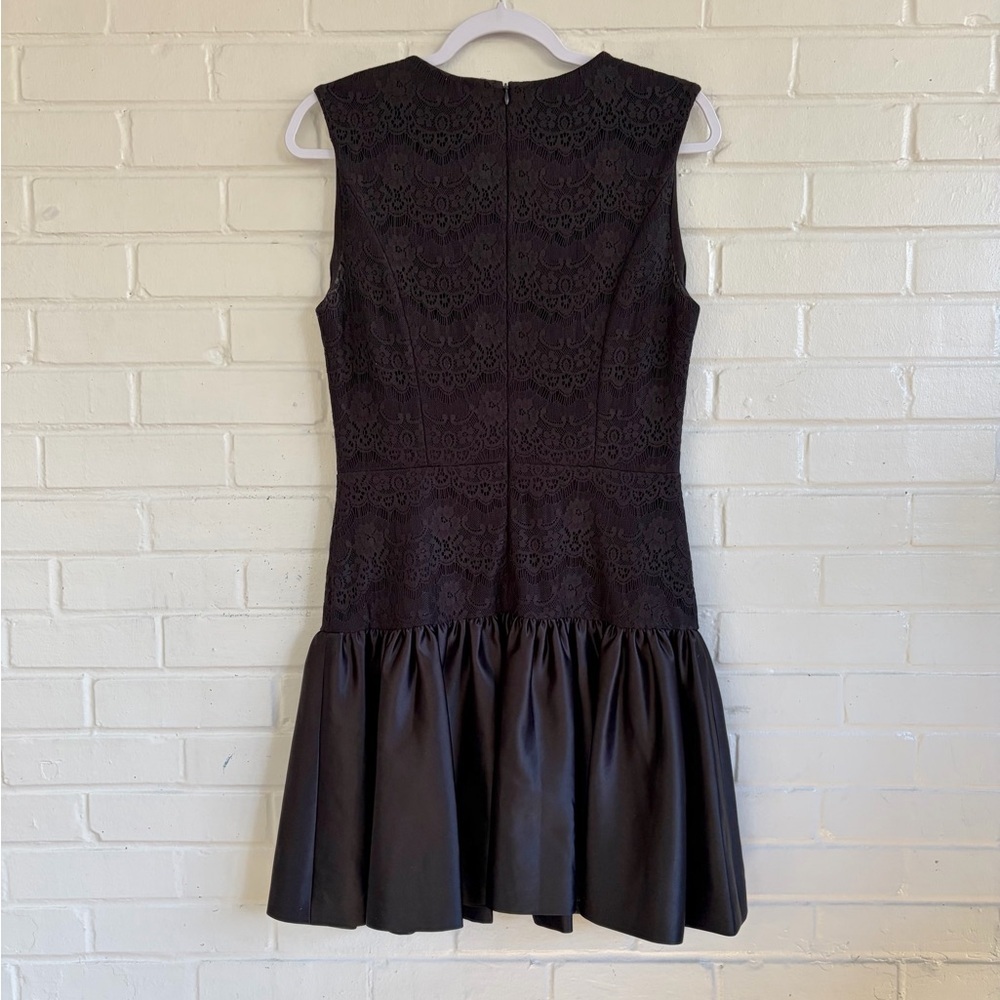 Erin Fetherston Drop Waist Lace Hepburn Dress in Black - Picture 9 of 9